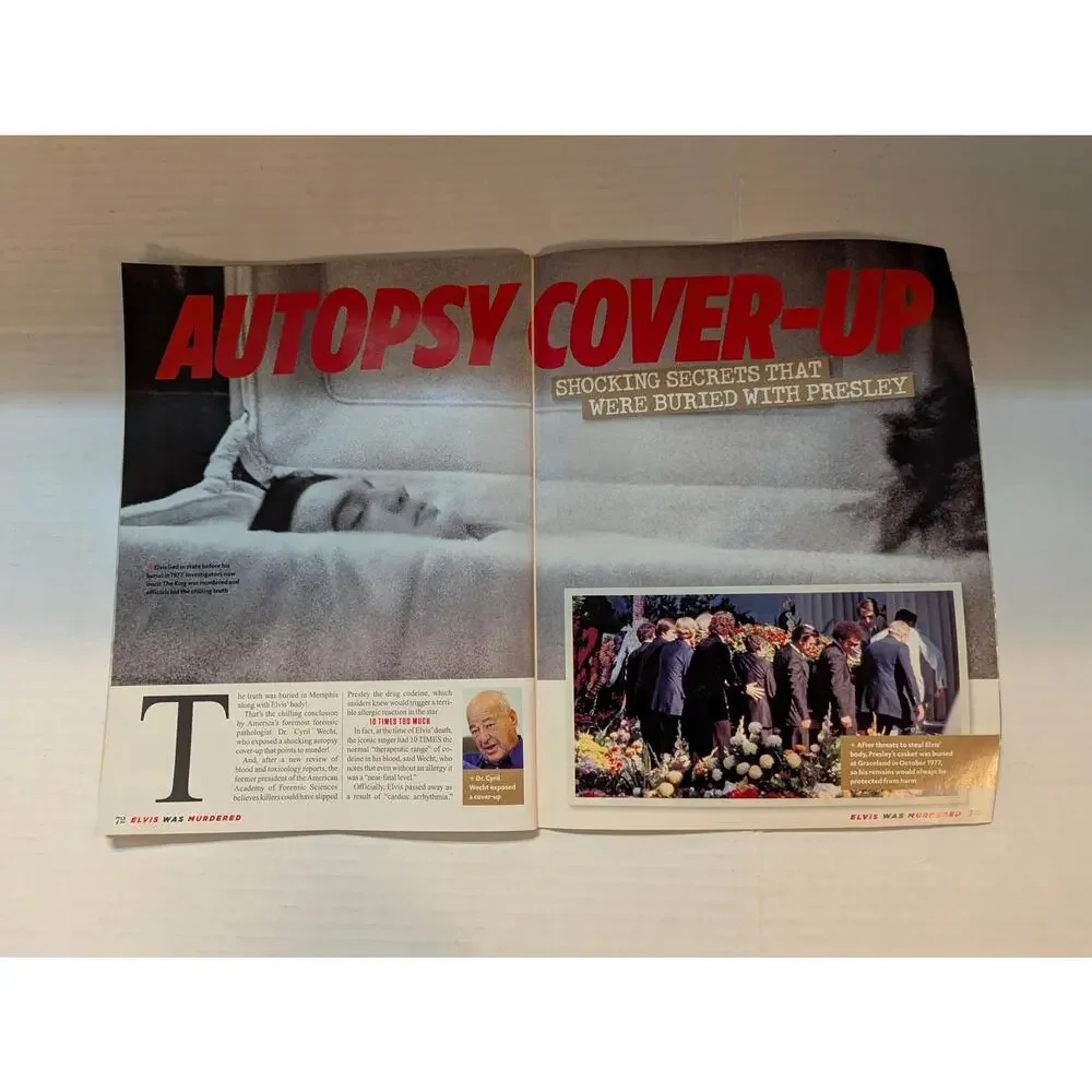 National Enquirer Elvis Presley Special Investigation Murder Evidence Magazine